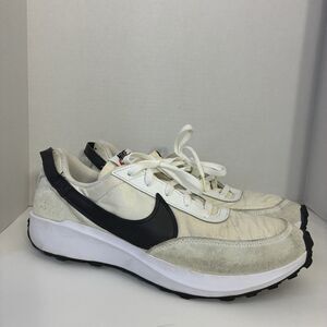 Nike Men’s Size 13 Waffle Debut DH9522-103 White Black Lifestyle Shoes